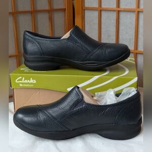 NIB Clarks Slip On Comfort Walking Shoe | 8 Wide | NEW Women's Leather Clog